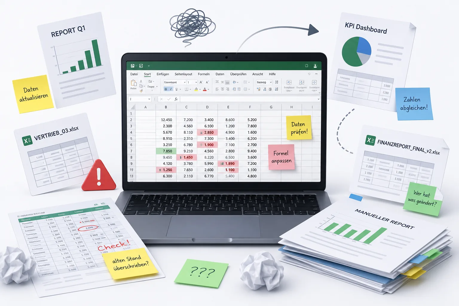Excel-Chaos & manuelle Reports